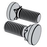 国标GB /T10 - 1988 GB10 10GB Flat Countersunk Square Neck Bolts