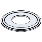 国际ISO 2852 (T3) - 1993 ISO2852 2852ISO Stainless Steel Clamp Pipe Couplings for the Food Industry - Gasket