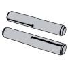 Parallel Grooved Pins - Half-length Diamond Grooves - Chamfered Ends