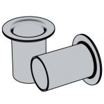 德标DIN 7338 (C) - 1993 DIN7338 7338DIN Brake and Clutch Lining Rivets, Tubular Rivet