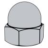 Hexagon Cap Nuts, High Type