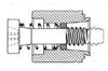 Recessed-head captive panel screws, type PFC4 (Inch series)