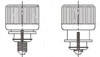 Metric Cassette Captive Panel Screws, Type PF18