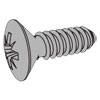 Metric Type IA Cross-Recessed Oval Countersunk Head Tapping Screws [Table 14]