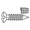 Slotted Undercut Oval Countersunk Head Tapping Screws - Type B and BP Thread Forming [Table 24]