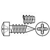 Type II Cross Recessed Fillister Head Tapping Screws - Type B and BP Thread Forming [Table 38]