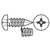 Type I Cross Recessed Round Head Tapping Screws - Type B and BP Thread Forming [Table G2]