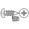 Type II Cross Recessed Round Head Tapping Screws - Type B and BP Thread Forming [Table G3]