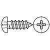 美标ASME B18.6.4 - 1998 ASME18.6.4 18.6.4A Type II Cross Recessed Round Head Tapping Screws - Type A Thread Forming [Table G3]