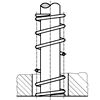Small Cylindrically Coiled Compression Spring, Stainless Steel