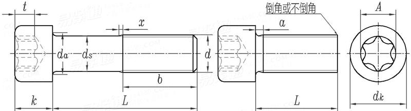 JASO F 116 - 2005T-type TORX Socket Head Bolts