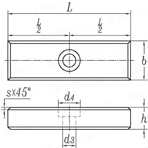 IS 2048 (D) - 1983Type D - keys with both ends square with hole for one ...