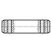 Axle with a Split Pin Hole