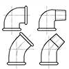 Class II Elbows, Male and Female Elbows, 45° Elbows and 45° Maleand Emaleelbows